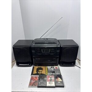 JVC Pc-x106 Portable Cd Cassette Stereo System Restored